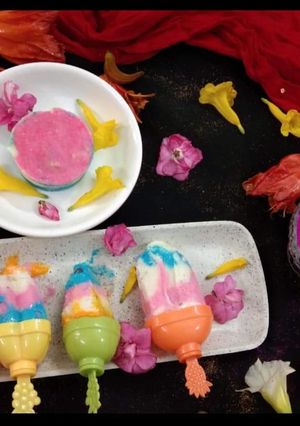 রংবাহারি পাউরুটির কুলফি ( paurutir Kulfi Recipe in Bengali রেসিপির প্রধান ছবি