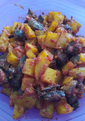 Foto resep Balado Kentang Hati Ayam