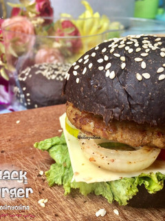 Foto resep Black Burger Homemade