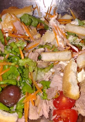 Una foto de Ensalada liviana almuerzo