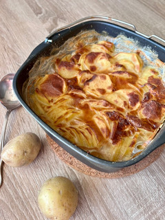 Une photo de Gratin dauphinois à l’air fryer