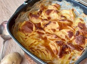 Une photo de Gratin dauphinois à l’air fryer