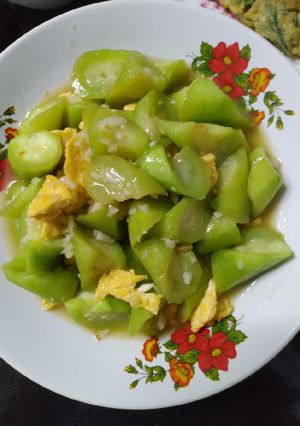 รูปของ บวบผัดไข่