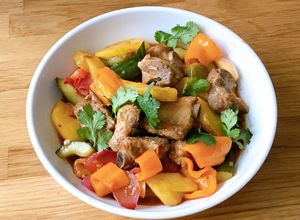 Hình của món Sườn Xào Chua Ngọt.