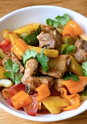 Hình của món Sườn Xào Chua Ngọt.
