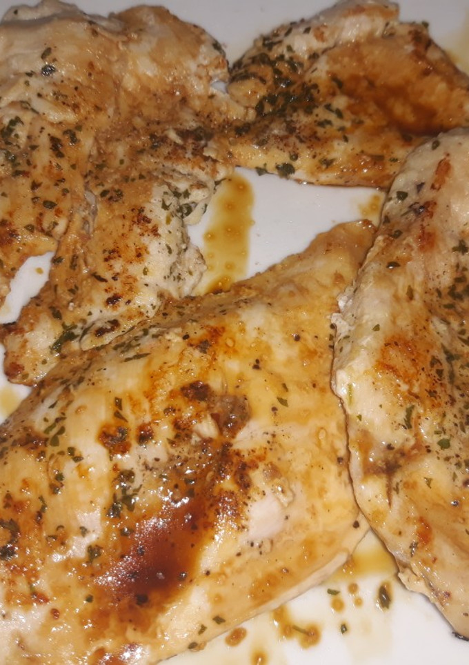 Una foto de Pechuga de pollo a la soja