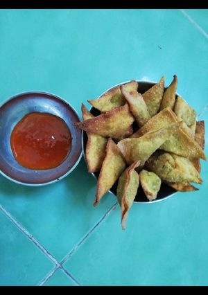 Hình của món Hoành Thánh Chiên.