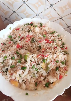 A picture of Vegetable rice.