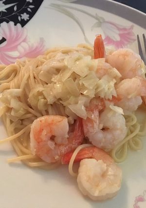 Hình của món Pasta tôm sả.