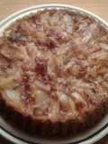 Torta invertida de manzana y vainilla. Horno