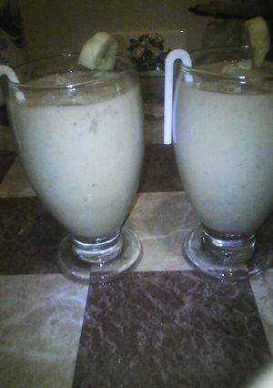 Una foto de Batida de guineo (banana)
