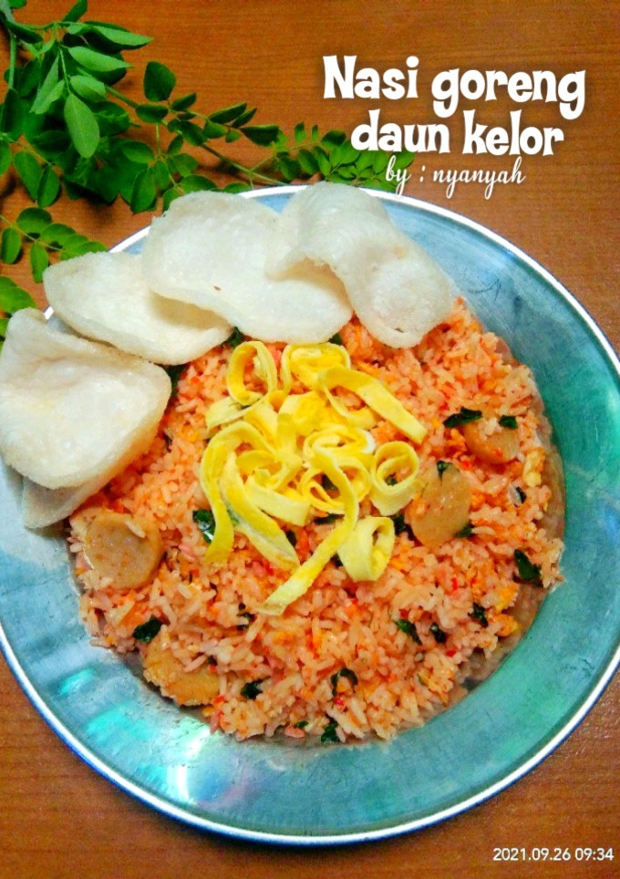 Foto resep Nasi goreng daun kelor