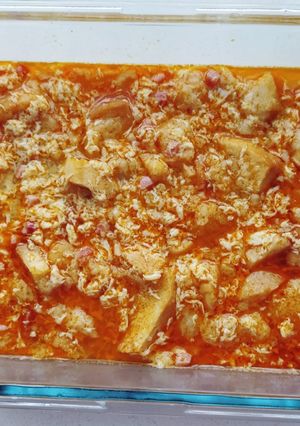 Una foto de Sopa de ajo Thermomix (2 personas)