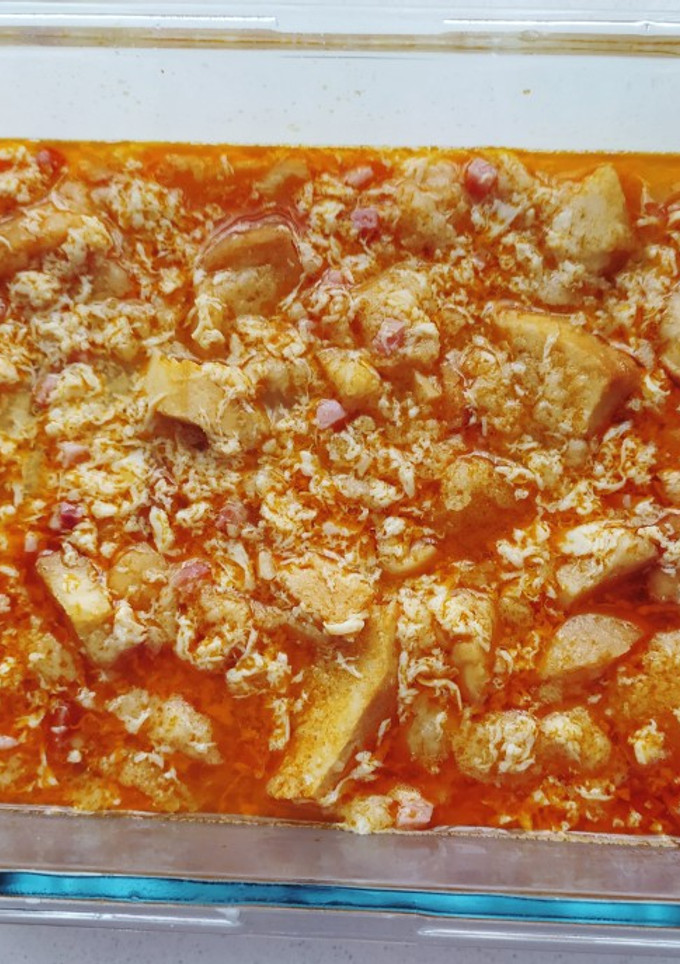 Una foto de Sopa de ajo Thermomix (2 personas)