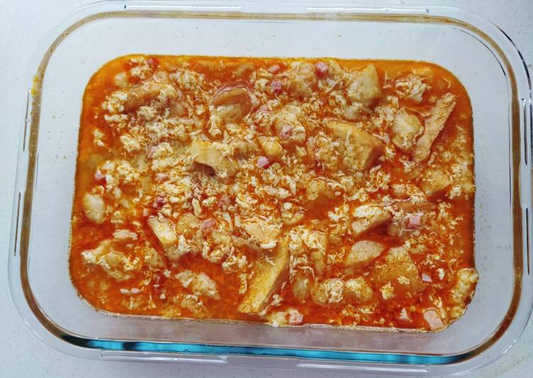 Sopa de ajo Thermomix (2 personas)