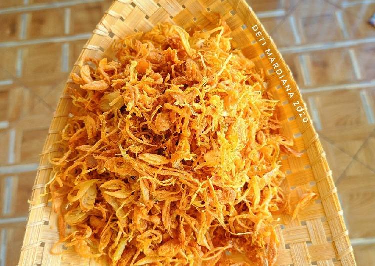 Langkah Mudah untuk Membuat Bawang Goreng Super Renyah &amp; Enak. yang Sempurna