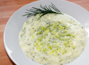 Kapros cukkini főzelék recept fotója