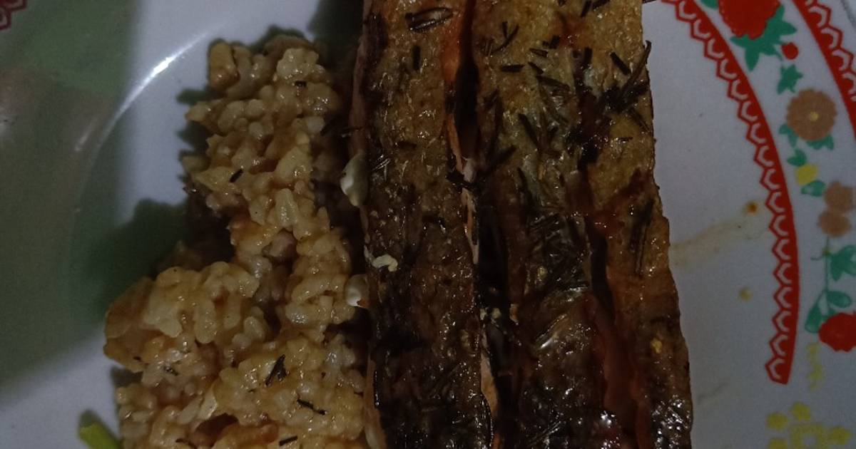 Resep Pan seared salmon rosemary super simple + tips crispy skin oleh