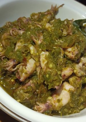 Foto resep Sambal Cumi Cabe Ijo