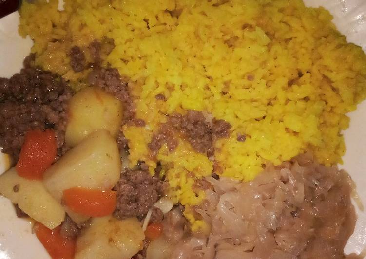 Minced meat with potatoes