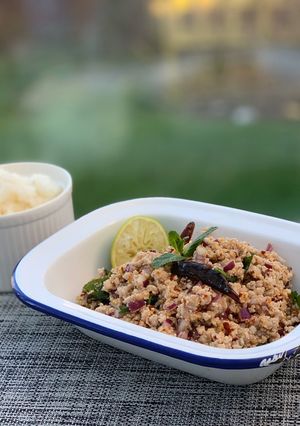 A picture of Larb Moo (Minced Pork Spicy Salad).