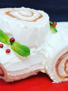 Una foto de Tronco de Navidad salado