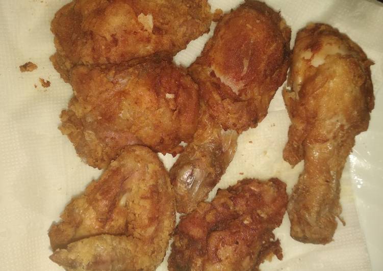KFC home made chicken#fourweekschallenge #wheatflourecipecontest
