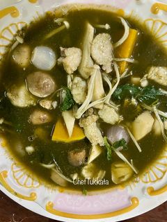 รูปของ แกงเปอะ (แกงเห็ด 3 อย่าง ต้านcovid+ต้านมะเร็ง)by ChefTukkata 👩🏻‍🍳