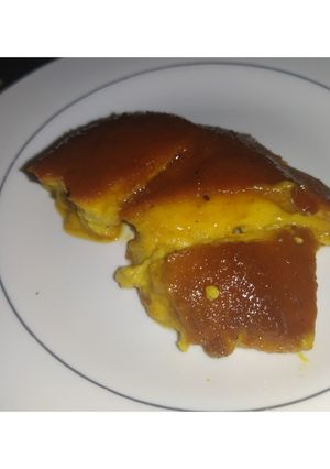 Una foto de Flan de auyama
