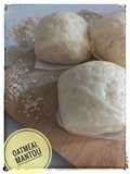 Oatmeal Mantou takaran sendok