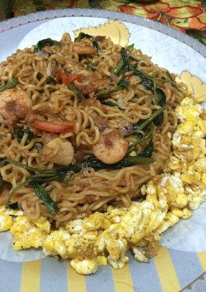 Foto resep Mie udang belacan ala mie singapore