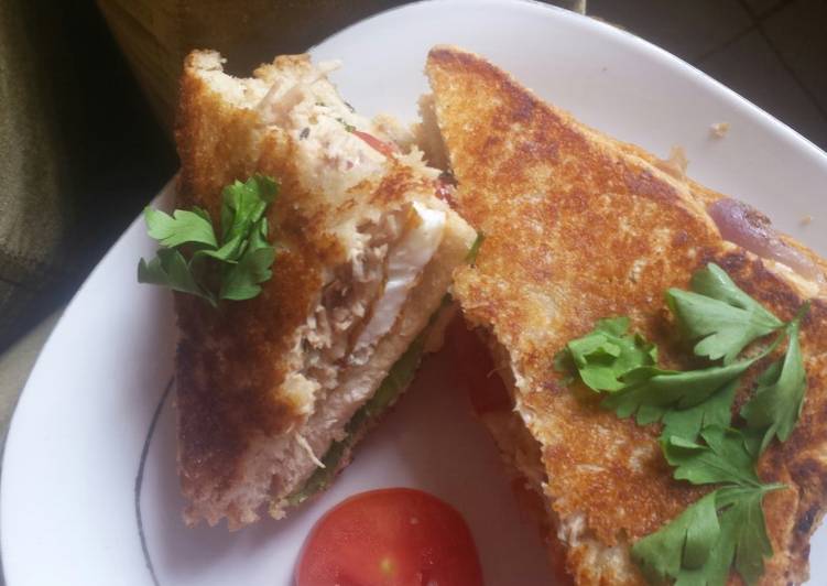 Easiest Way to Prepare Appetizing Chicken and egg sandwich This is Secret Recipe  From My Kitchen !!