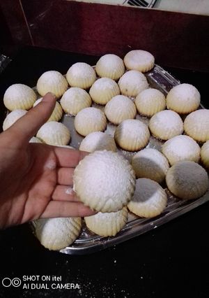 صورة لوصفة معمول بالتمر أروع ما يكون ويقطع كمية كبيرة 👉☕👍