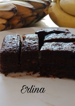 Foto resep Brownies Kukus : Pisang Ketan Putih