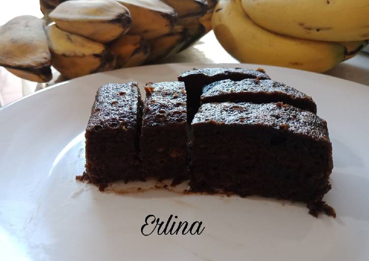 Brownies Kukus : Pisang Ketan Putih