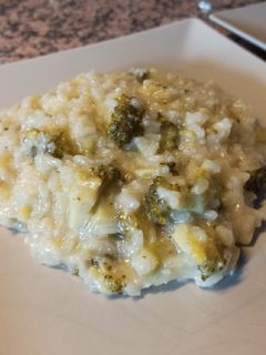 Una foto de Risotto de brócoli