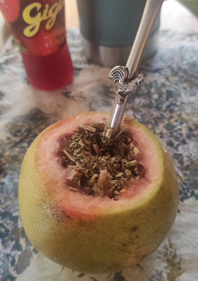 Una foto de Mate de pomelo