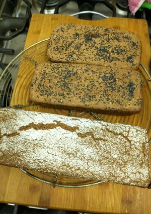 Una foto de Pan de centeno puro