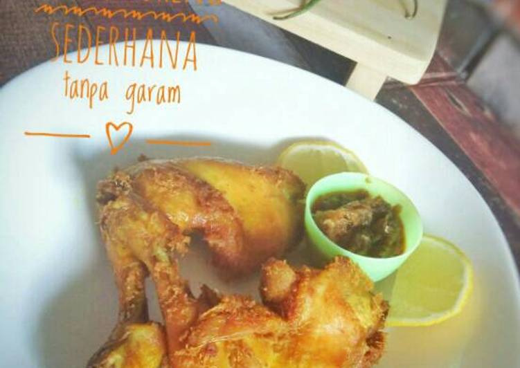  Resep  Ayam  Goreng  Sederhana tanpa  garam  oleh Deedee Cookpad