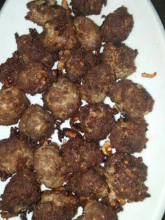 A picture of Beef meatballs.
