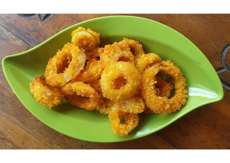 Resep Onion Rings, Enak