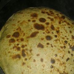 A picture of Palak paratha.