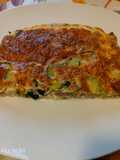 Frittata al forno con zucchine, cipolle e sottilette
