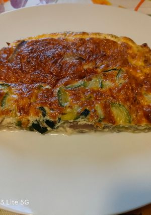 Foto di Frittata al forno con zucchine, cipolle e sottilette
