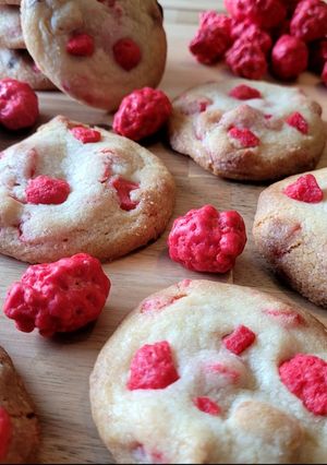 Une photo de ※ Cookies praline rose ※