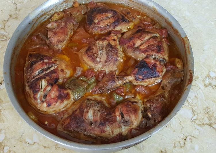 صينيه بطاطس بالفراخ على طريقتي