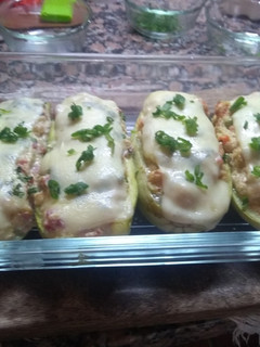 Una foto de Zucchini rellenos