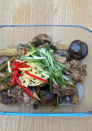 一鍋到底鹽水雞 的食譜成品照片