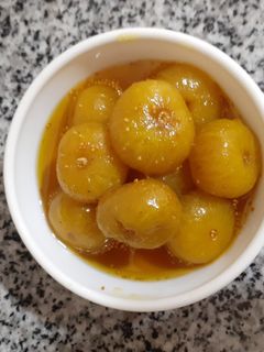 عکسی از دستور مربای انجیر زعفرانی😋
