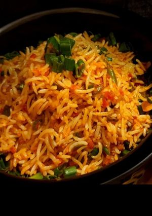 A picture of Vegetable Fried Rice.
